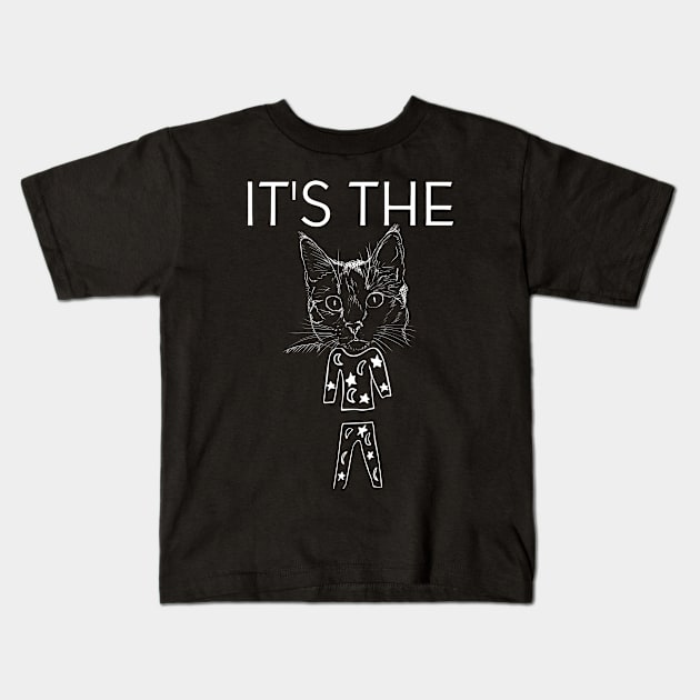 It's the Cat's Pajamas Kids T-Shirt by TalesfromtheFandom